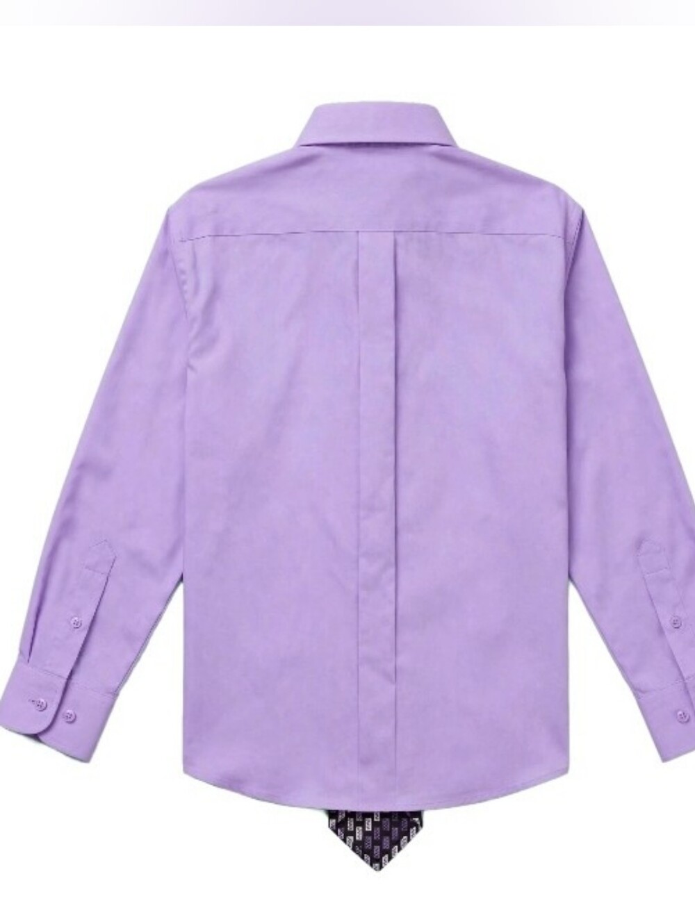 STAFFORD Lavender Purple Mens Long-Sleeve Dress Shirt-M - Picture 2 of 4